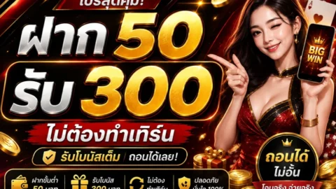 ฝาก 50 รับ 300 - เงื่อนไข Rollover และวิธีใช้ให้คุ้ม